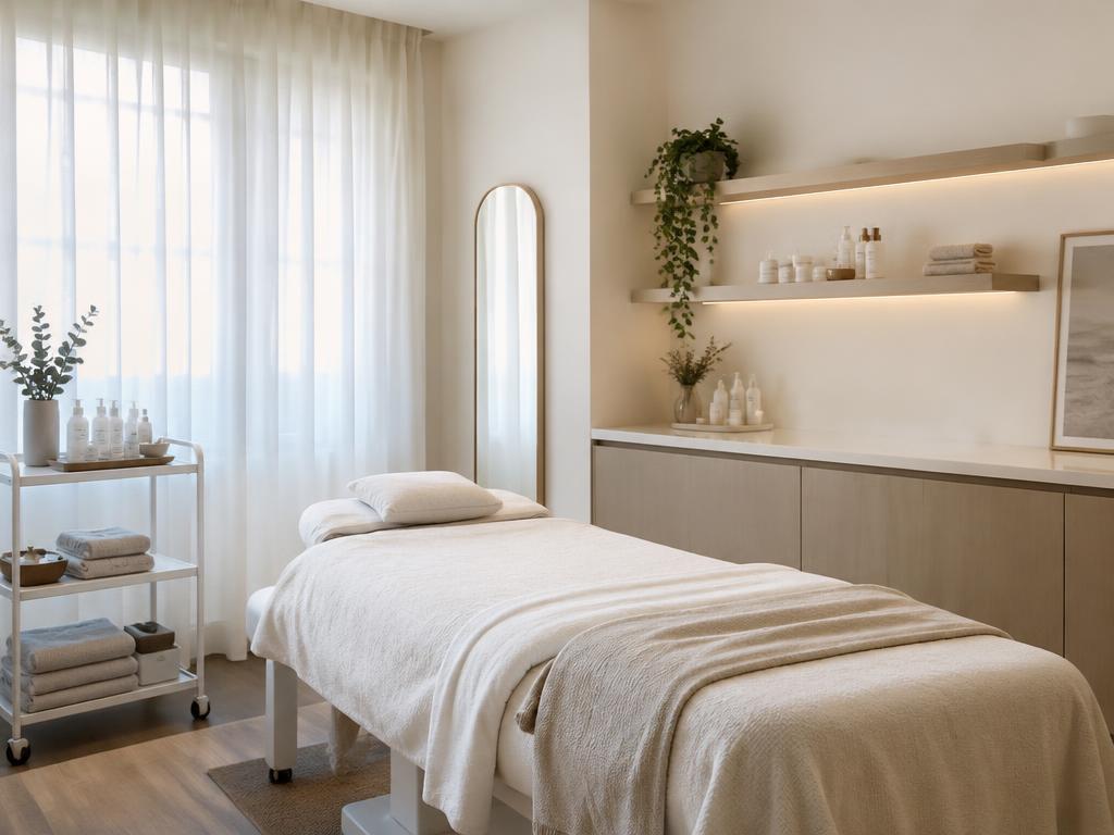 Sala de atendimento de studio de estética
